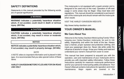 2022 Harley-Davidson Police Models Owner's Manual | English