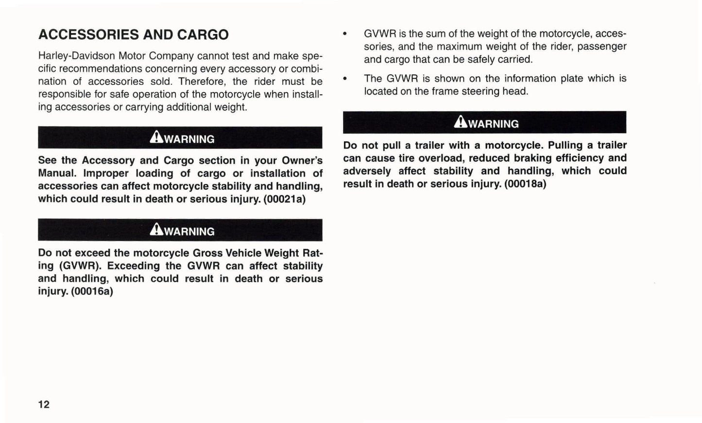 2004 Harley-Davidson Sportster Owner's Manual | Dutch