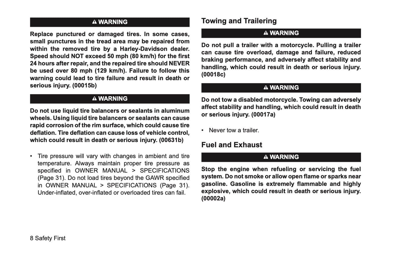 2026 Harley-Davidson Sportster RH Owner's Manual | English US