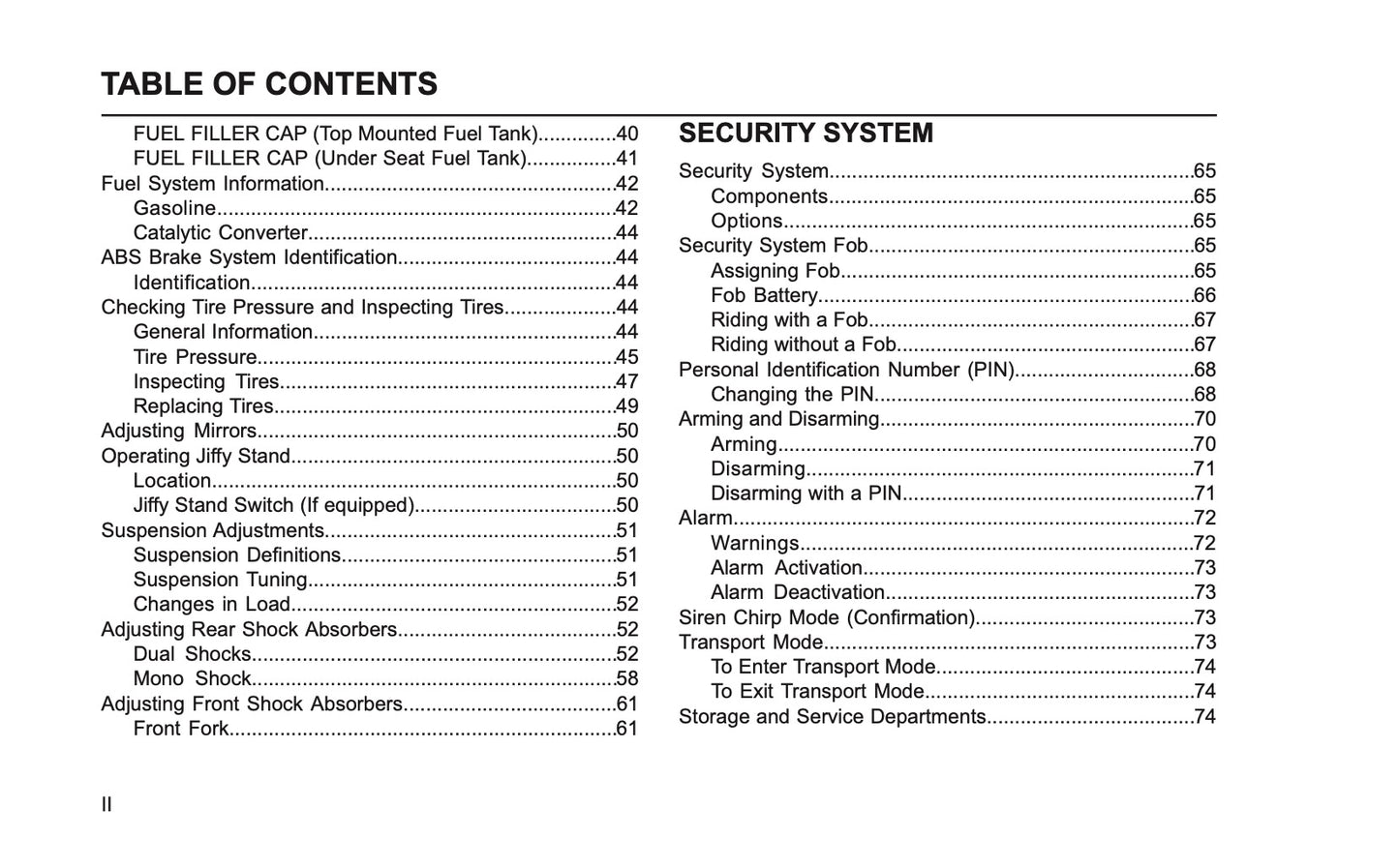 2026 Harley-Davidson Sportster RH Owner's Manual | English US