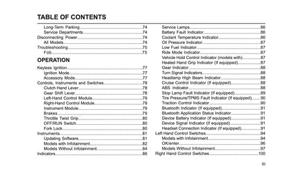 2026 Harley-Davidson Sportster RH Owner's Manual | English US