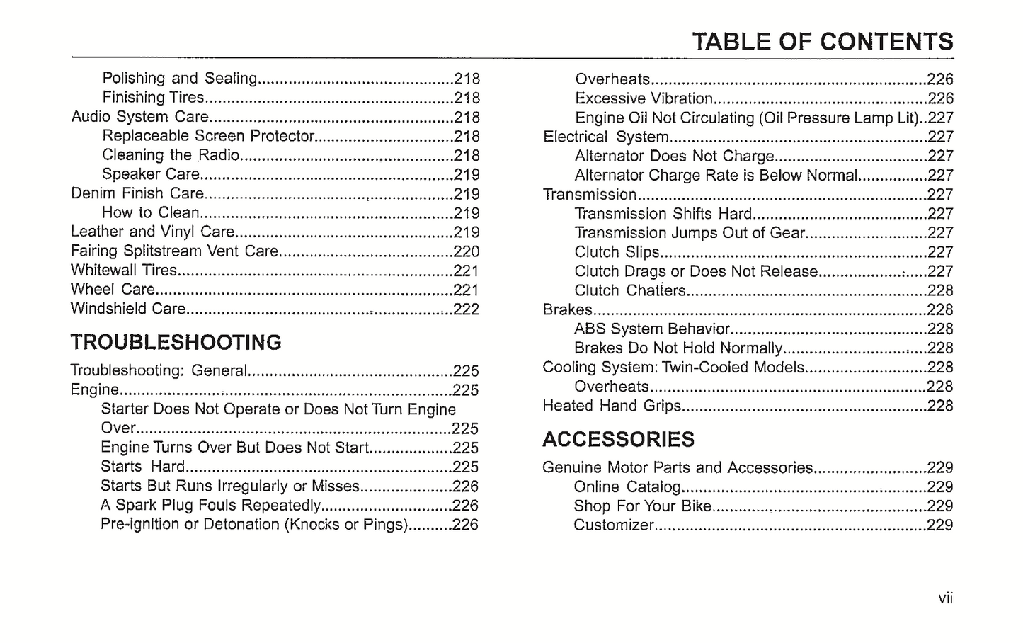 2014 Harley-Davidson Touring Models Owner's Manual | English