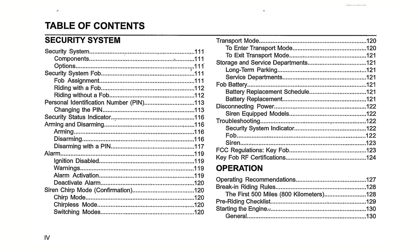 2018 Harley-Davidson Touring Owner's Manual | English