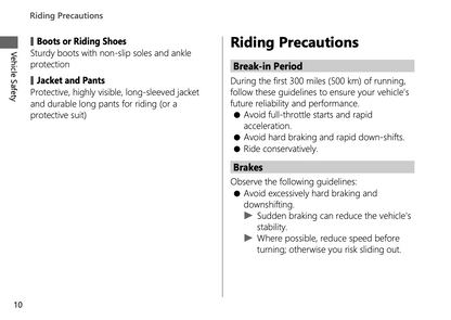 2024 Honda NC750X Owner's Manual | English