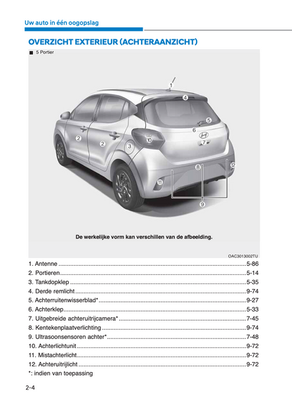 2023-2024 Hyundai i10 Gebruikershandleiding | Nederlands