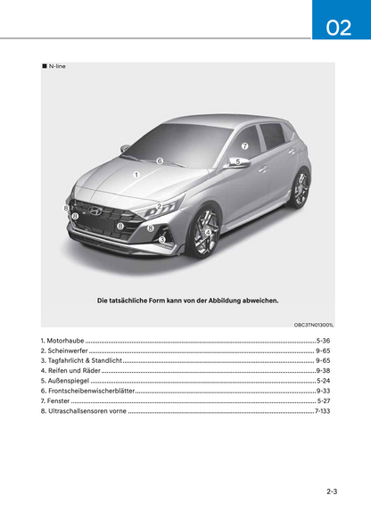 2023-2024 Hyundai i20/Bayon Owner's Manual | German