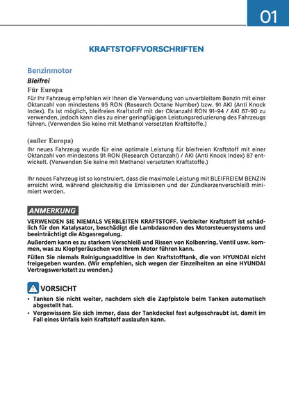 2025 Hyundai i20/Bayon Owner's Manual | German