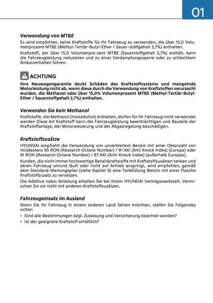 2025 Hyundai i20/Bayon Owner's Manual | German