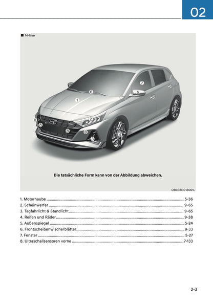 2025 Hyundai i20/Bayon Owner's Manual | German