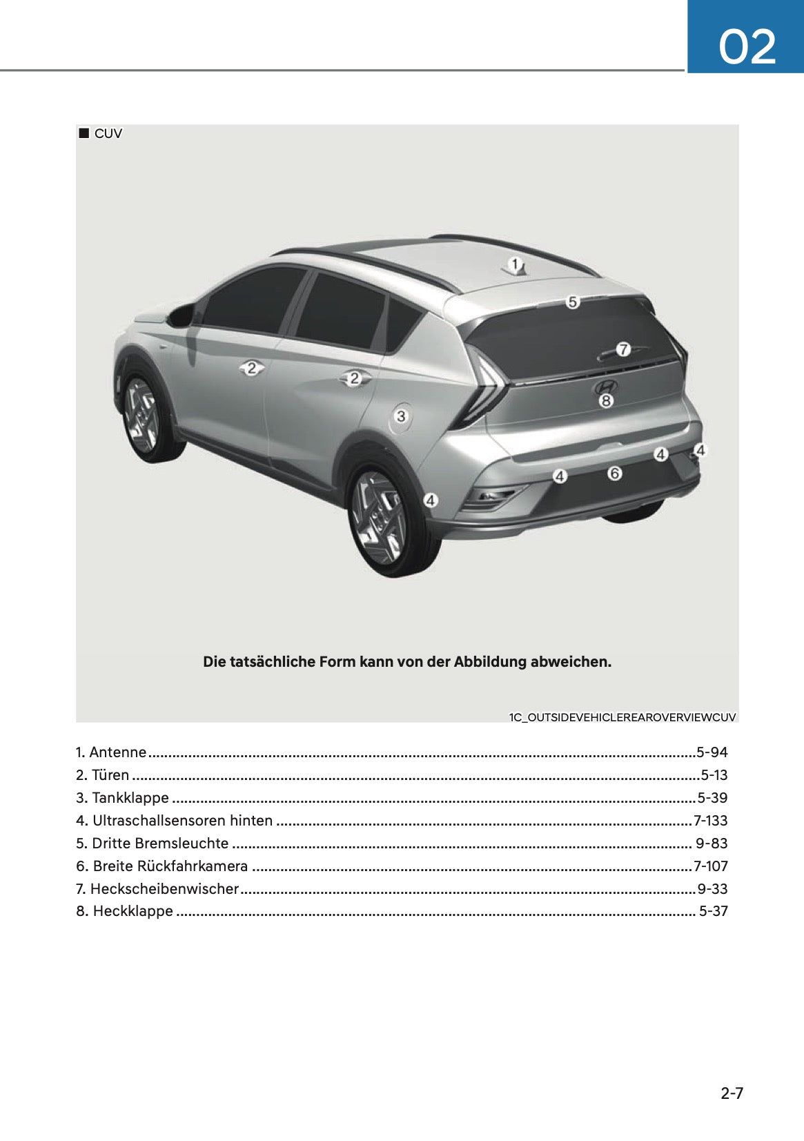 2025 Hyundai i20/Bayon Owner's Manual | German