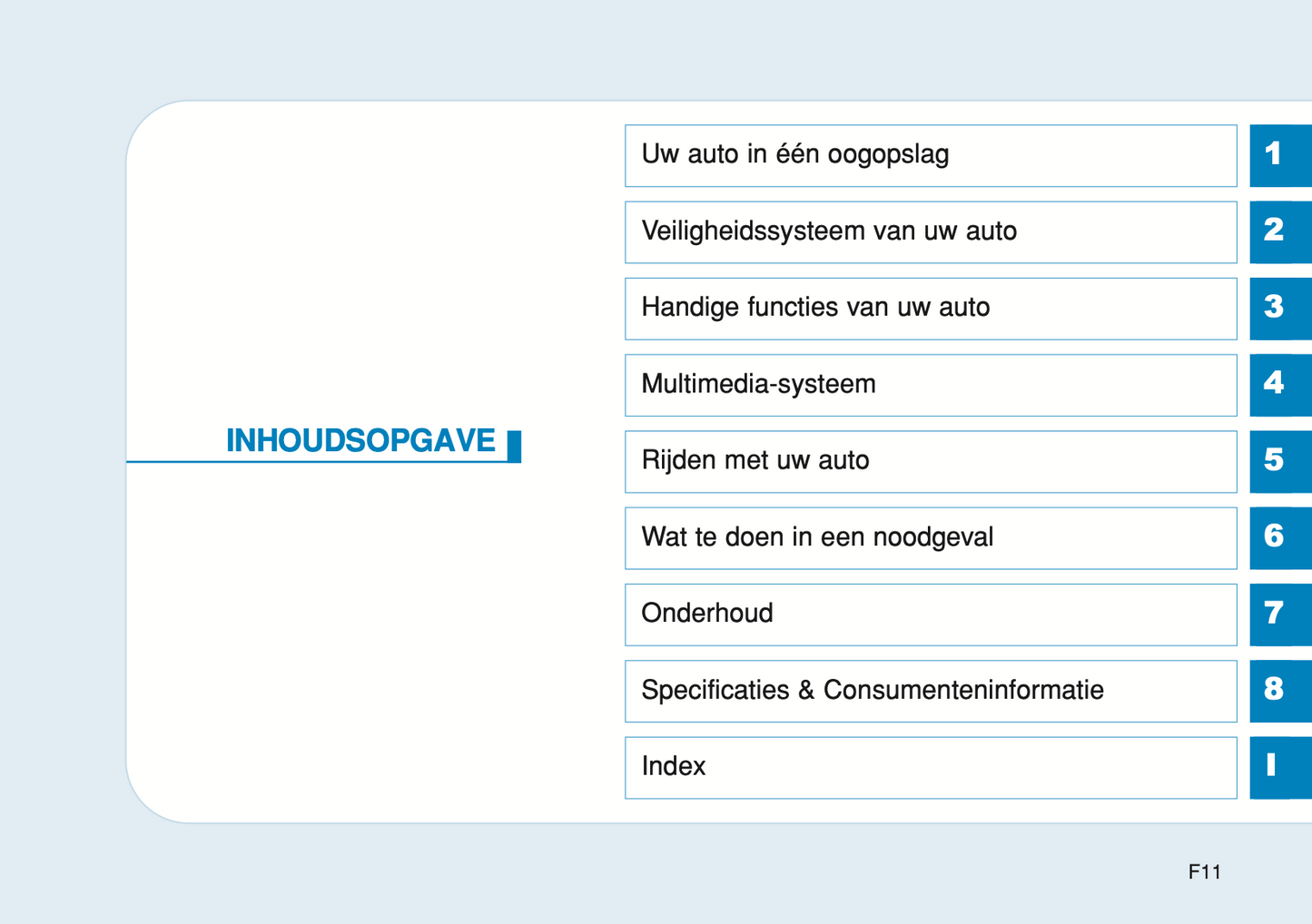 2017-2018 Hyundai i20 Gebruikershandleiding | Nederlands