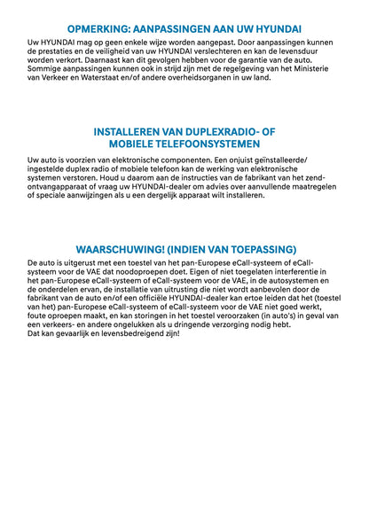 2027 Hyundai Inster Owner's Manual | Dutch