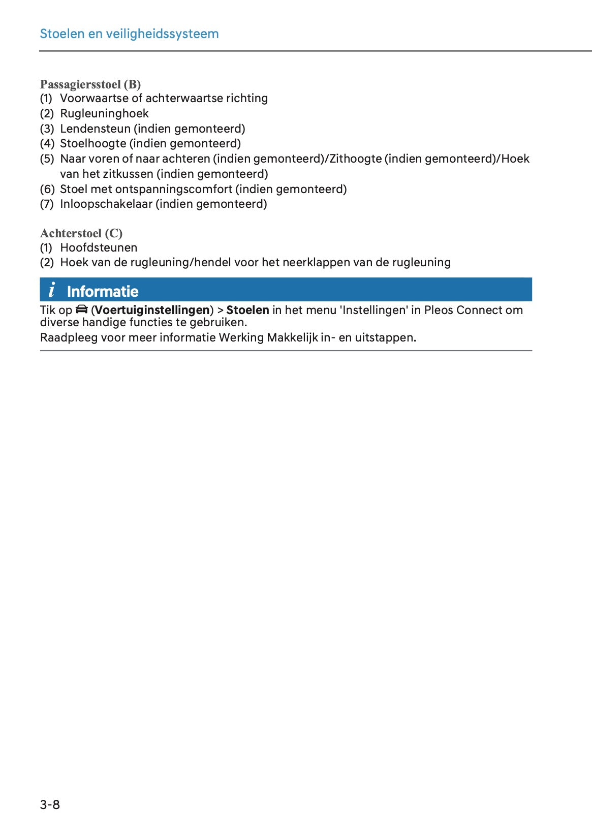 2026-2027 Hyundai Ioniq 3 Owner's Manual | Dutch