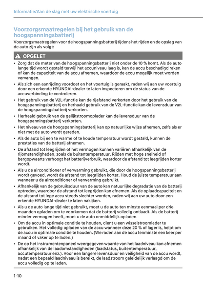 2024-2025 Hyundai Ioniq 5 Owner's Manual | Dutch