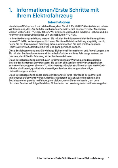 2025 Hyundai Ioniq 5 Owner's Manual | German