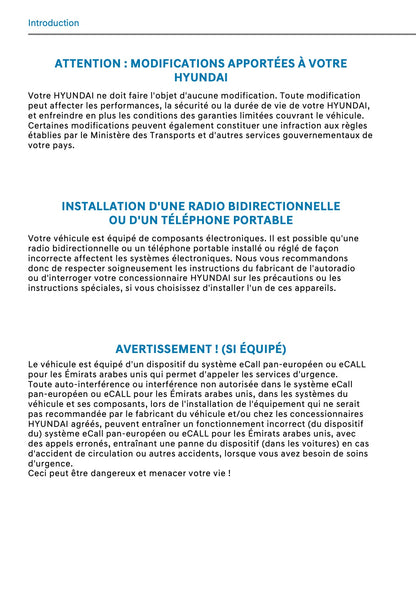 2026 Hyundai Kona Manuel du propriétaire | Français