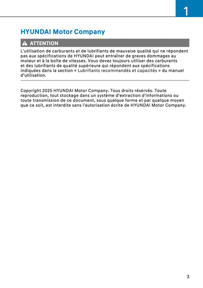 2026 Hyundai Kona Manuel du propriétaire | Français