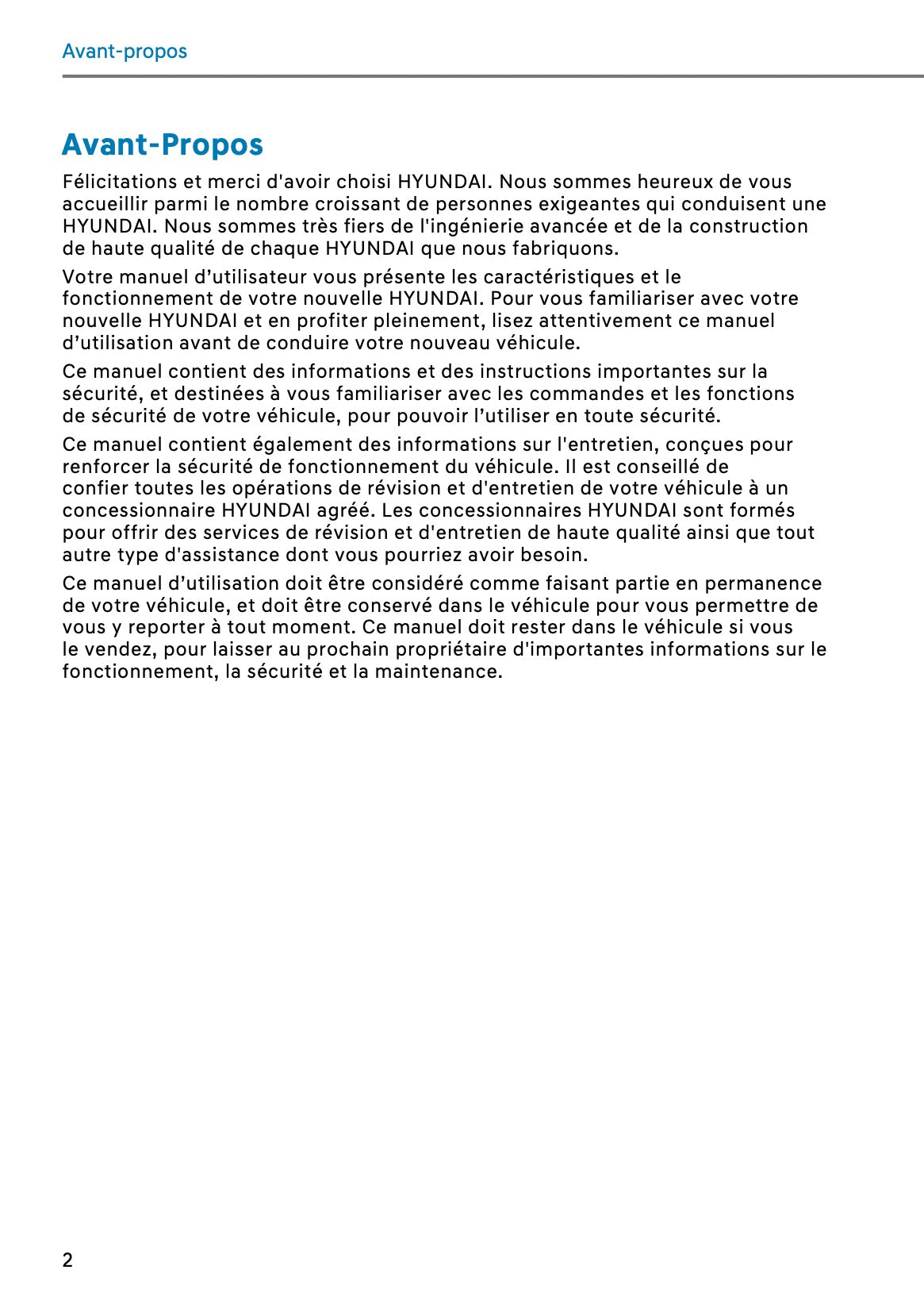 2026 Hyundai Kona Hybrid Manuel du propriétaire | Français