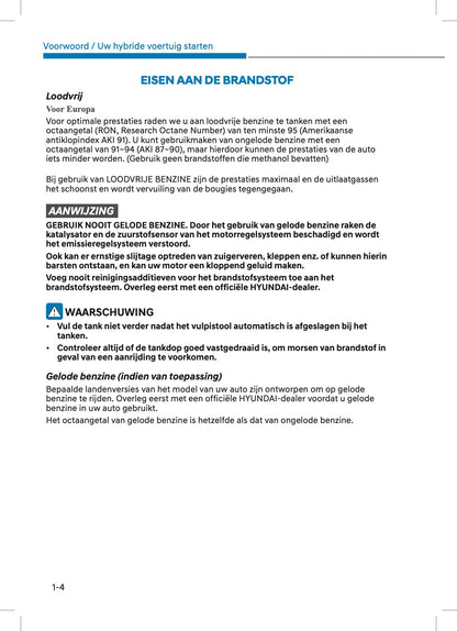 2022 Hyundai Kona Hybrid Gebruikershandleiding | Nederlands