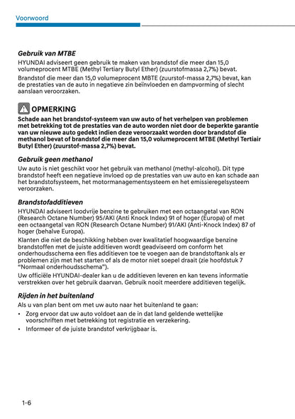2021 Hyundai Kona Owner's Manual | Dutch
