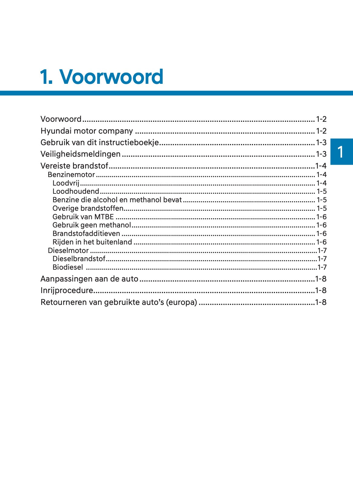 2021 Hyundai Kona Owner's Manual | Dutch