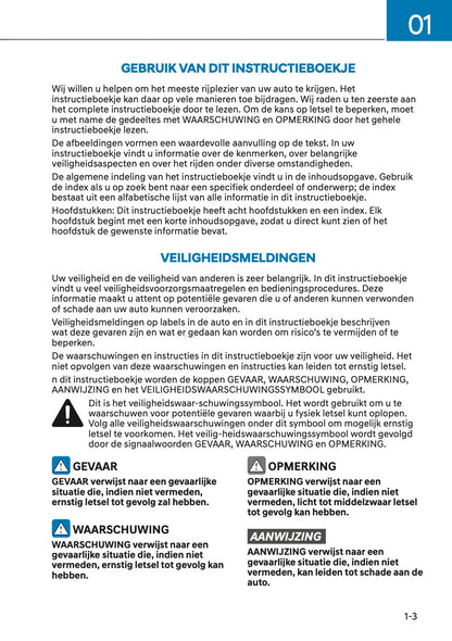 2021 Hyundai Kona Owner's Manual | Dutch