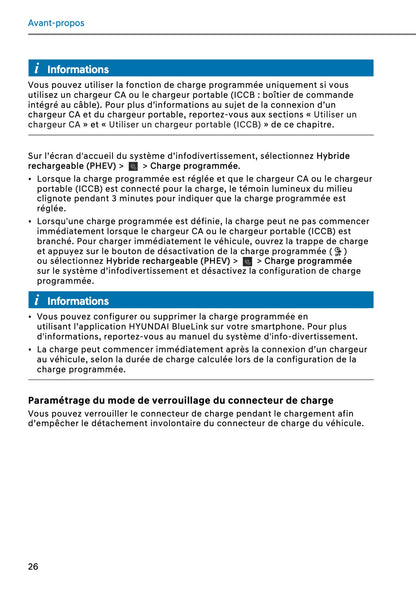 2026 Hyundai Santa Fe Manuel du propriétaire | Français