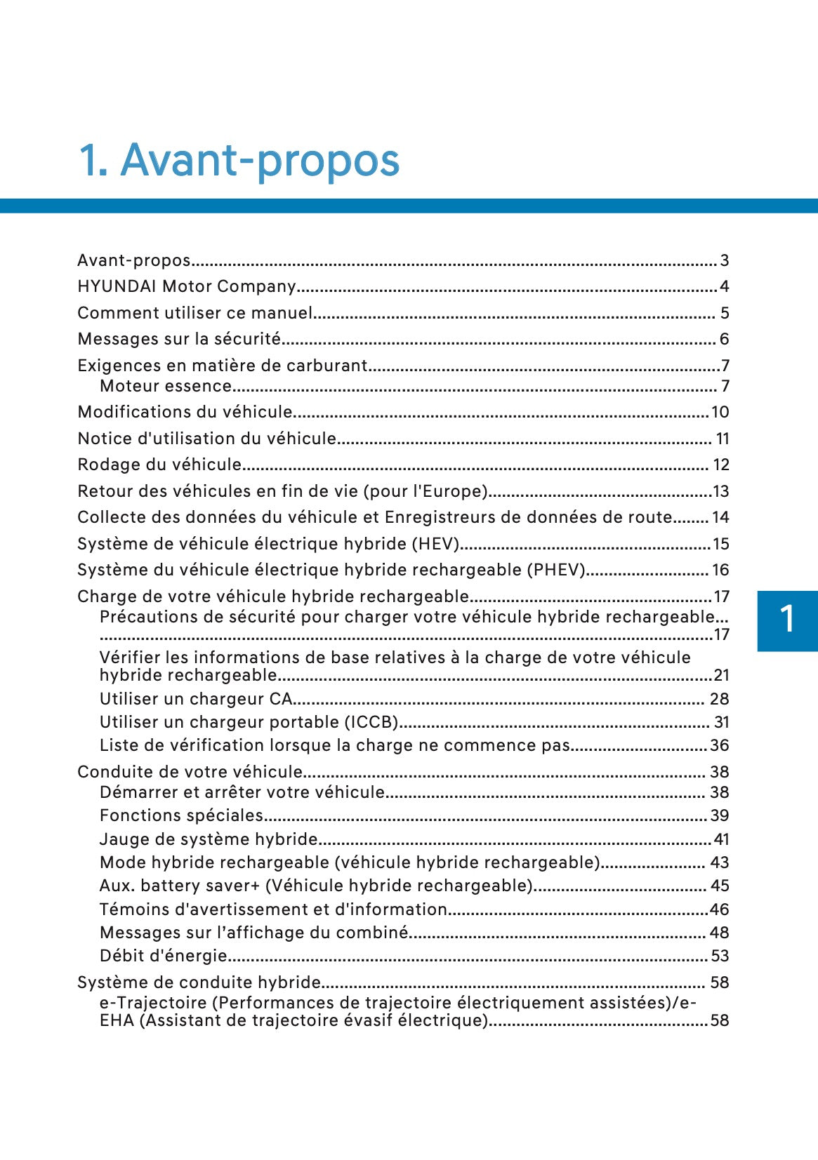 2026 Hyundai Santa Fe PHEV Manuel du propriétaire | Français