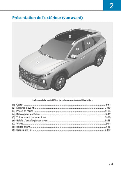 2025-2026 Hyundai Tucson/Tucson Hybrid Manuel du propriétaire | Français