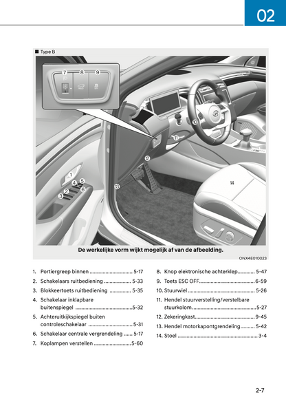 2023 Hyundai Tucson Owner's Manual | Dutch