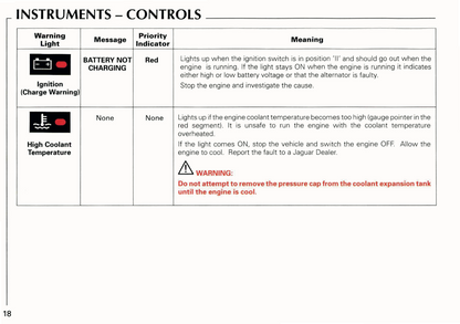 1998 Jaguar XK8 Owner's Manual | English