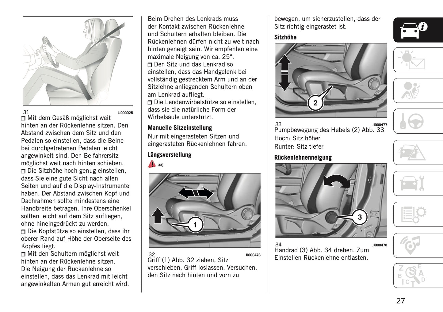 2023-2024 Jeep Avenger Owner's Manual | German