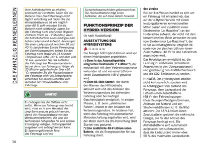 2025 Jeep Avenger Owner's Manual | German