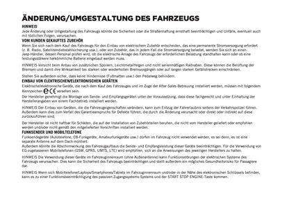 2025 Jeep Avenger Owner's Manual | German