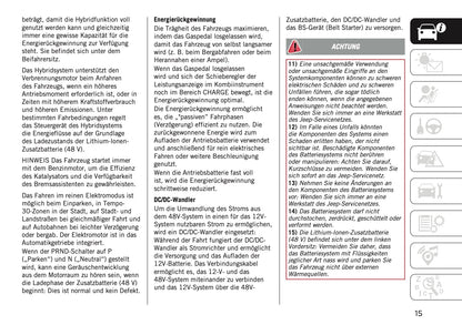 2025-2026 Jeep Avenger Owner's Manual | German