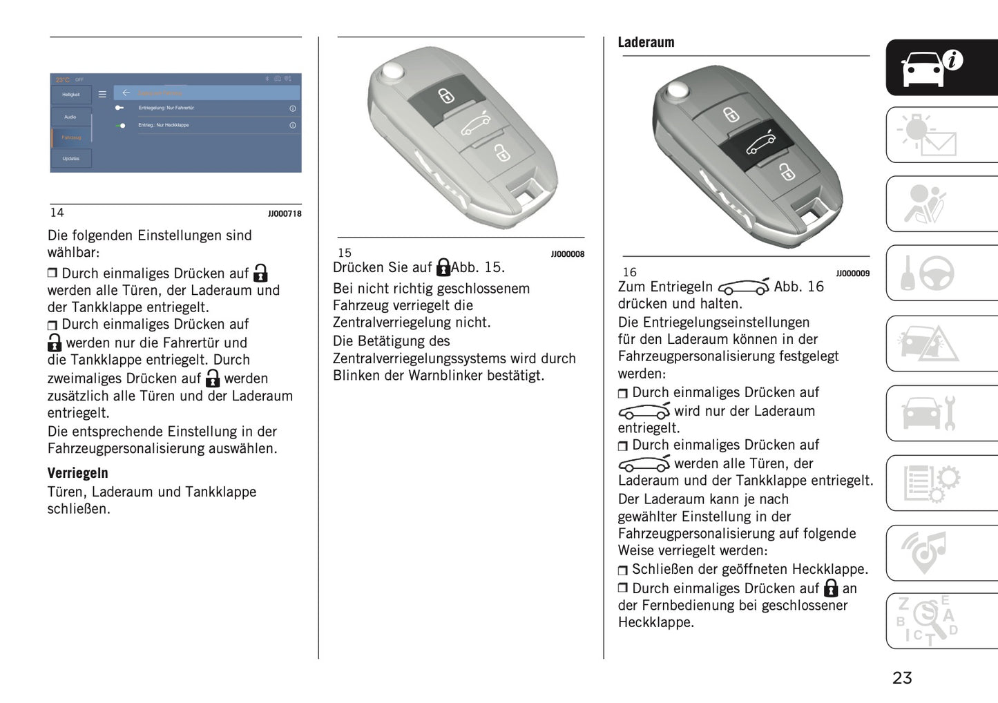 2025-2026 Jeep Avenger Owner's Manual | German
