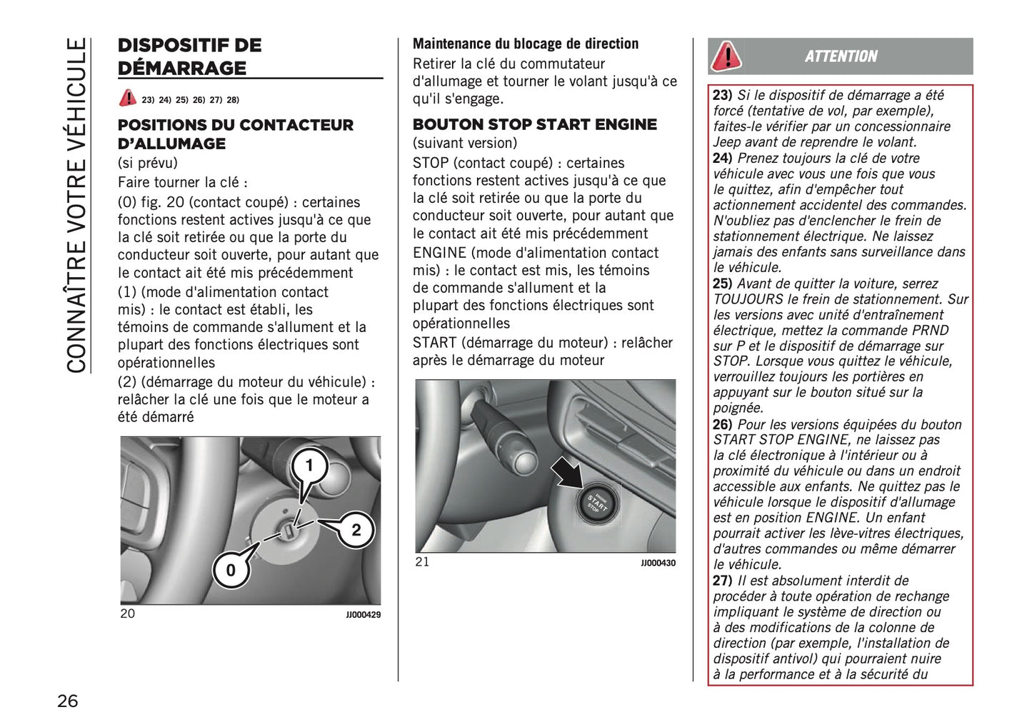 2025 Jeep Avenger Manuel du propriétaire | Français