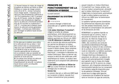 2025-2026 Jeep Avenger Manuel du propriétaire | Français