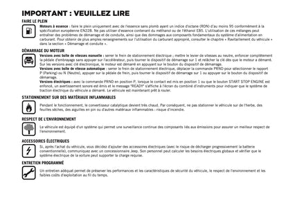 2025-2026 Jeep Avenger Manuel du propriétaire | Français