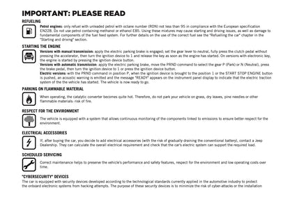 2025 Jeep Avenger Owner's Manual | English