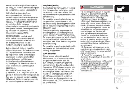 2024-2025 Jeep Avenger Owner's Manual | Dutch
