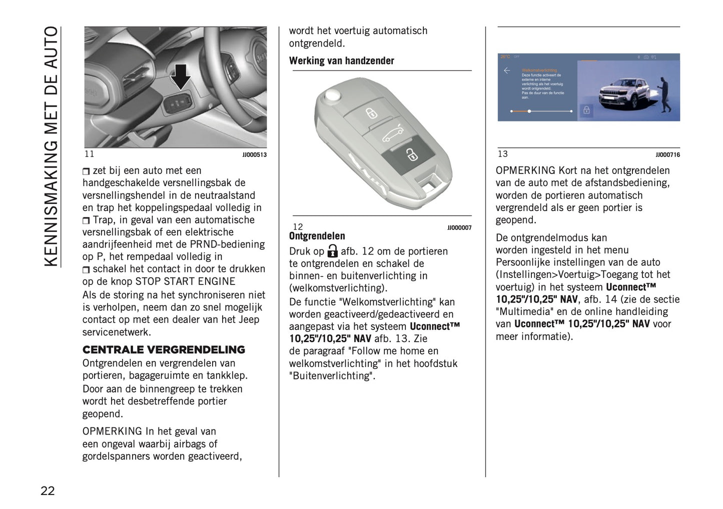 2025-2026 Jeep Avenger Gebruikershandleiding | Nederlands