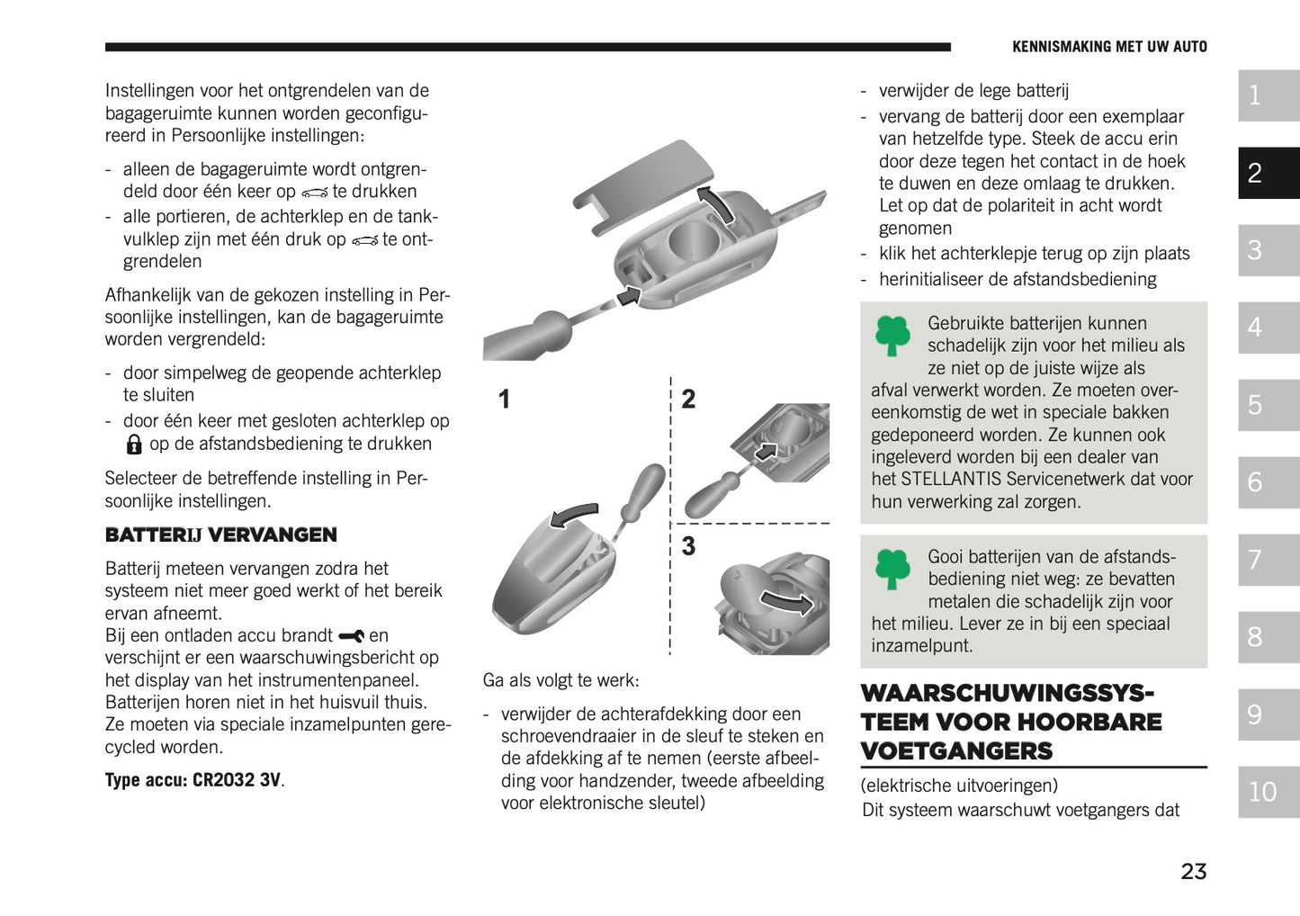 2026 Jeep Avenger Owner's Manual | Dutch