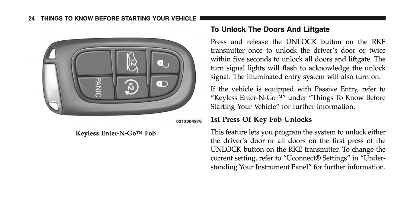 2014 Jeep Grand Cherokee SRT8 Owner's Manual | English