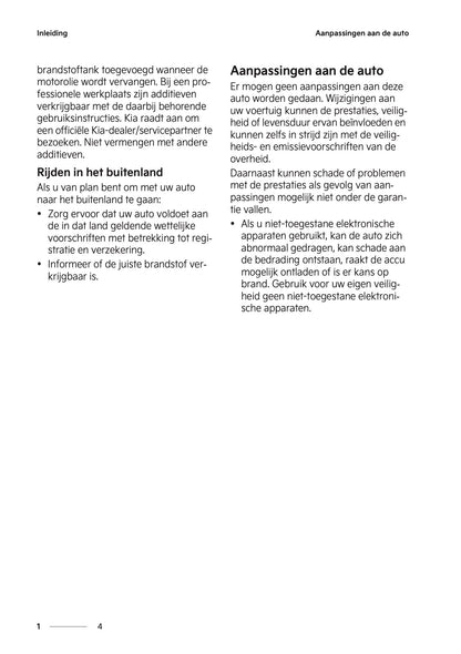 2022-2023 Kia Rio Gebruikershandleiding | Nederlands