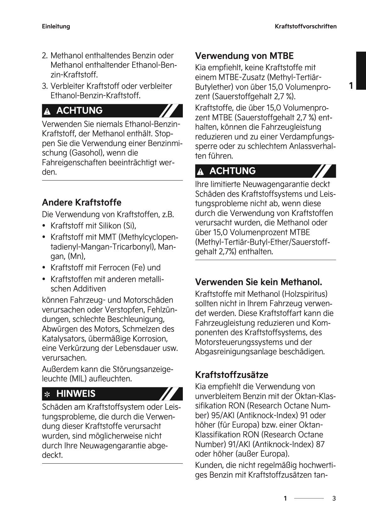 2026 Kia Sportage/Sportage Hybrid Owner's Manual | German