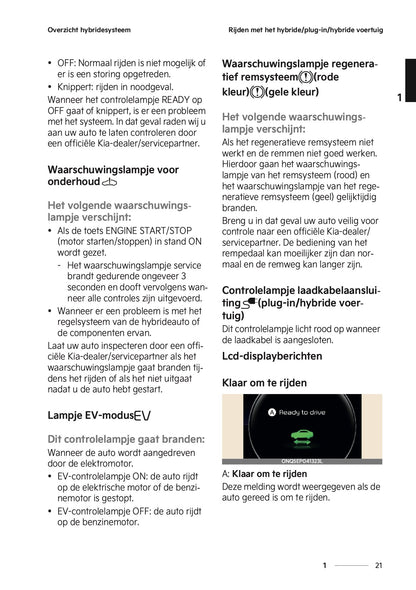 2024-2025 Kia Sportage Plug-in-Hybrid Owner's Manual | Dutch