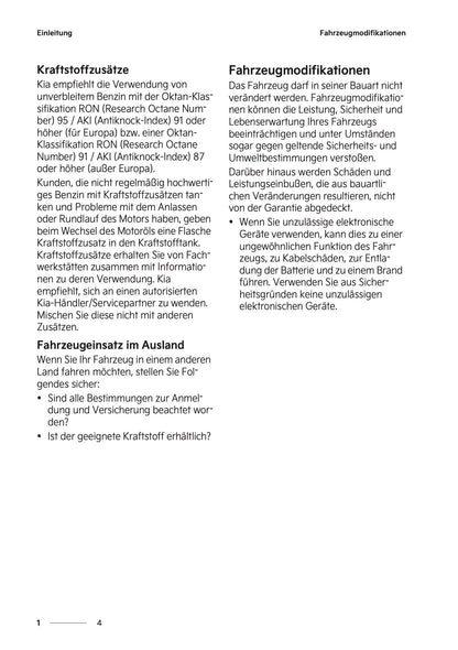 2026 Kia Stonic Bedienungsanleitung | Deutsch