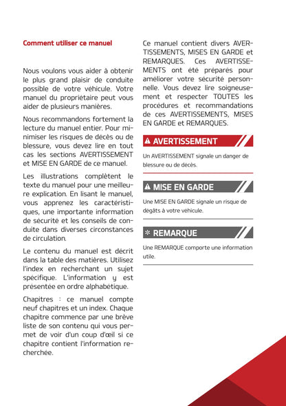 2021 Kia Stonic Owner's Manual | French