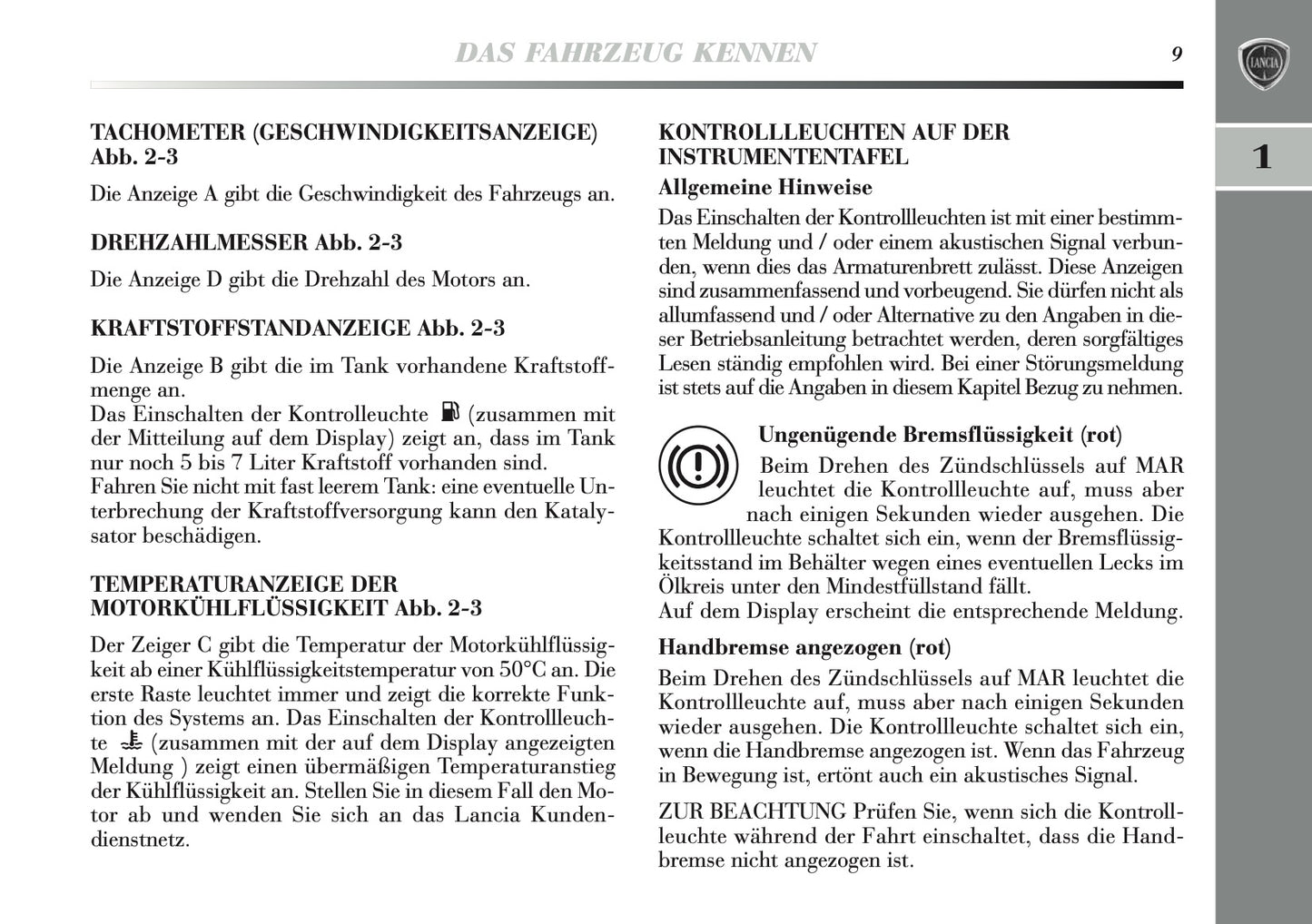 2010-2011 Lancia Delta Bedienungsanleitung | Deutsch